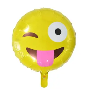 Balón foliový Smajlík Wink 45 cm - BALONČ