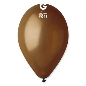 Balonky 100 ks hnědé 26 cm pastelové - SMART