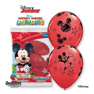 Balónky Mickey 30 cm - 6 ks - GoDan