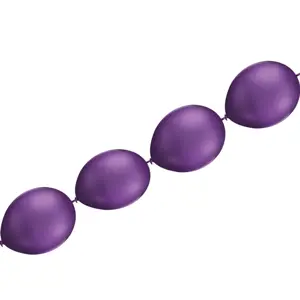 Balónky řetězové purple -