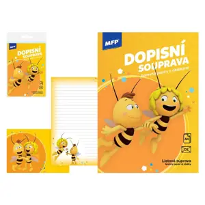 dopisní papír barevný LUX 5+10 Včelka Mája 5550327 - MFP Paper s.r.o.