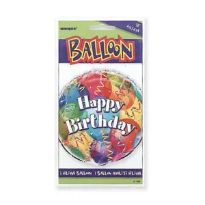 Foliový balón 45 cm Happy Birthday - UNIQUE