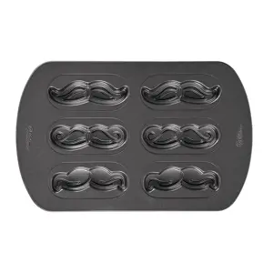 Forma na pečení knírů - Mustache Movemer Cookie Pan - Wilton