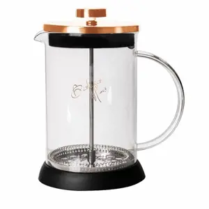 Konvička na čaj a kávu French Press 600 ml Rosegold collection - BERLINGERHAUS