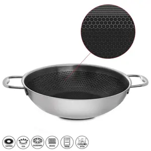 Pánev COOKCELL WOK nepř. povrch 3 vrstvá pr. 28cm - ORION domácí potřeby