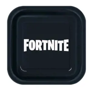 Papírové talíře - FORTNITE 17 cm - 8ks - UNIQUE