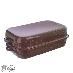 Pekáč BROWN s poklopem 38,5x25 cm -