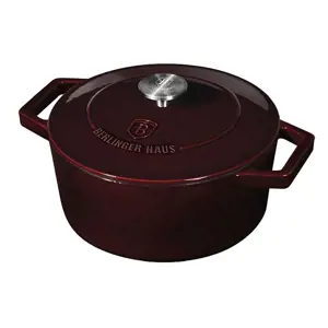 Pekáč litinový s poklicí 24 cm Burgundy Line BERLINGERHAUS BH-6497 - BERLINGERHAUS