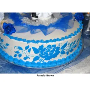 Stencil - Rose Cake 2 -