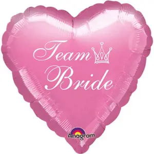 Team Bride balónek foliový růžový -