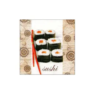 Ubrousky s motivem Sushi - 33x33 cm - 20 ks - MFP Paper s.r.o.