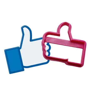 Vykrajovátko Facebook Like - Palec nahoru - 3D tisk - Dortmarket