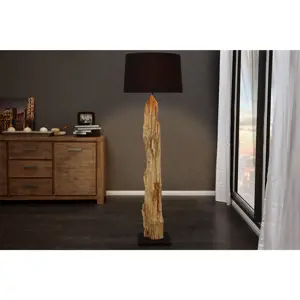 Estila Designová originální stojací lampa Rousilique 175 cm z naplaveného dřeva