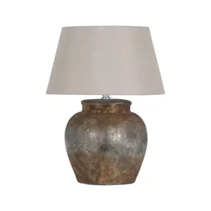 Estila Keramická stolní lampa 40cm