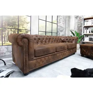 Estila Luxusní elegantní pohovka Chesterfield 205cm