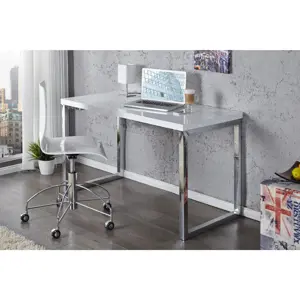 Estila Moderní elegantní pracovní stůl White Desk