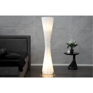 Estila Stojací lampa Helix XXL bílá