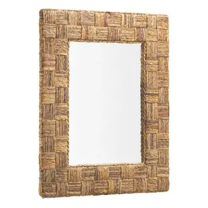 Estila Stylové zrcadlo RATTAN 100x80cm