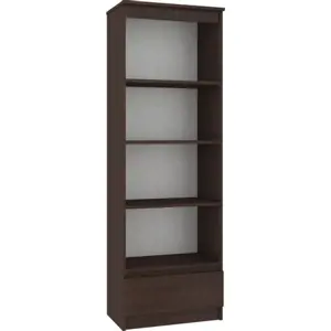 Regál R 60cm CLP 1 zásuvka 3 poličky wenge