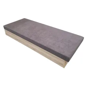 Válenda Silver C80 - 80x200 cm Černá Panty vpravo Dub sonoma