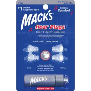 Mack´s Špunty do uší na hlasitou hudbu Mack's Hear Plugs® High Fidelity