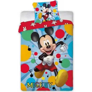 Tiptrade Dětské povlečení 140x200 + 70x90 Mickey Party