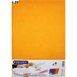 veratex Froté prostěradlo 100x200/25cm (č.20-meruňkové)