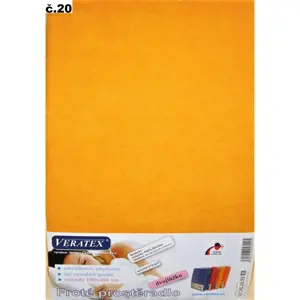 veratex Froté prostěradlo 80x200/25cm (č.20-meruňkové)