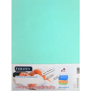 veratex Jersey prostěradlo 80x200/25 cm (č.26-tyrkysová)