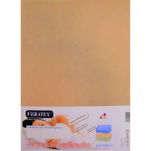 veratex Jersey prostěradlo 80x200/25 cm (č.31-sv.hnědá)